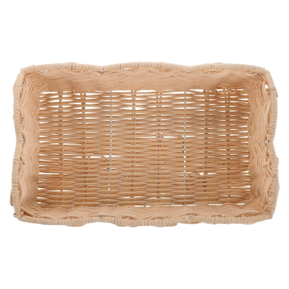 BESTYASH Woven Bread Basket Storage For Dining Area Rustic Style 1Pcs