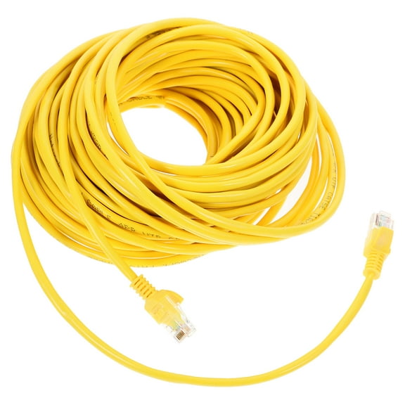 BESTYASH High Performance Cat 5E Yellow Patch Cord for Internet and Computer Networking Use