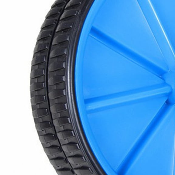 BESTYASH abdominal muscle roller wheel Mute Abdominal Wheel PVC Blue Gym Training 1Pack