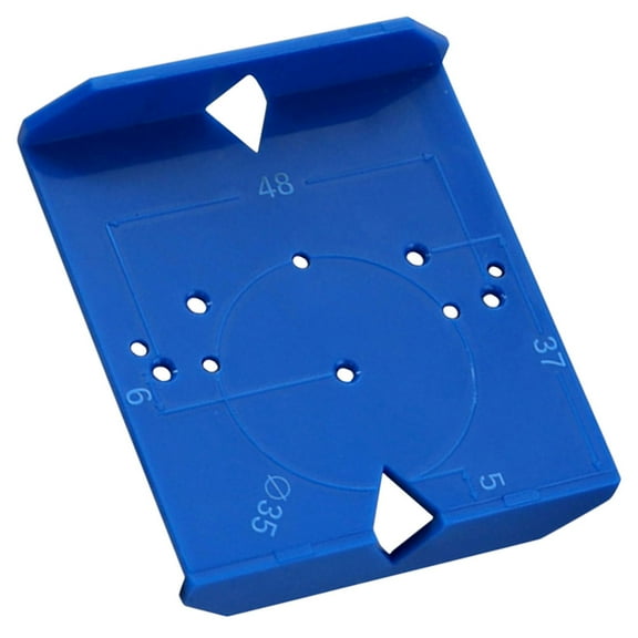 BESTYASH cabinet door hinges Concealed Hinge Jig Blue for DIY Enthusiasts 1Pack