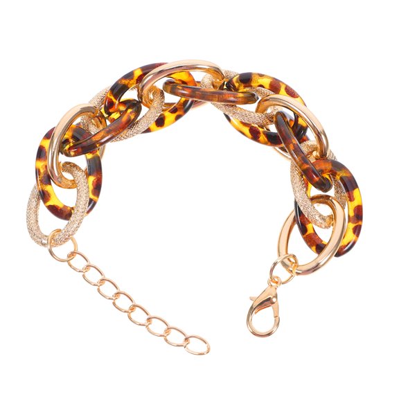 BESTYASH Cable Bracelet Acrylic Link Bracelet Chunky Link Multi 1Pack Versatile Accessory For Women Beach Style