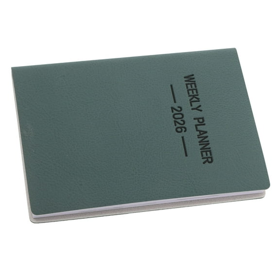 BESTYASH daily calendar planner Slim Note Book in Green for Personal Use and Organization 1Pcs