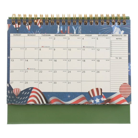 BESTYASH Small Green Standing Desk Calendar 2026 Monthly Planner for Scheduling and Desk Decor