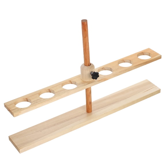 BESTYASH experiment funnel stand wooden khaki 1Set for educators and professional researchers