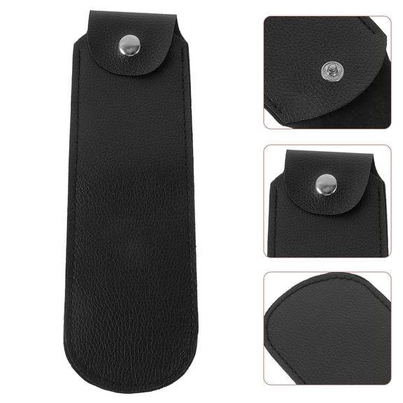 BESTYASH Portable Black Harmonica Storage Case with Protective Design for Travel and Outdoor Use