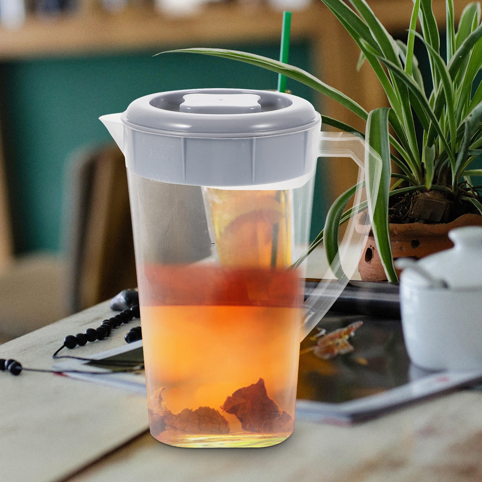 BESTYASH iced tea container Water Pitcher Transparent PP Beverage ...