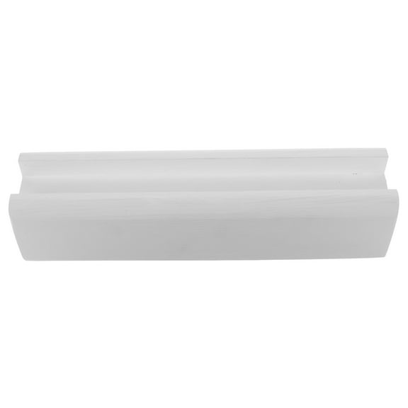 BESTYASH White Rectangular Mirror Holder Stand, 1 Piece Mirror Support for Bathroom or Vanity