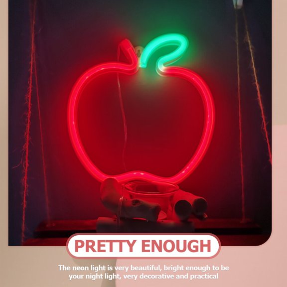 BESTYASH neon signs Neon Sign Plastic Sky-blue Modern Home Decor 1Pack