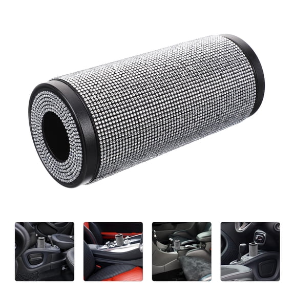 BESTYASH Refillable -Plated Car Tissue Box Holder, Round Cylinder Design with Non- Base for Access