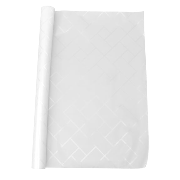 BESTYASH White Frosted Static Cling Window Film for Privacy, Decorative Glass Covering for Home and Office