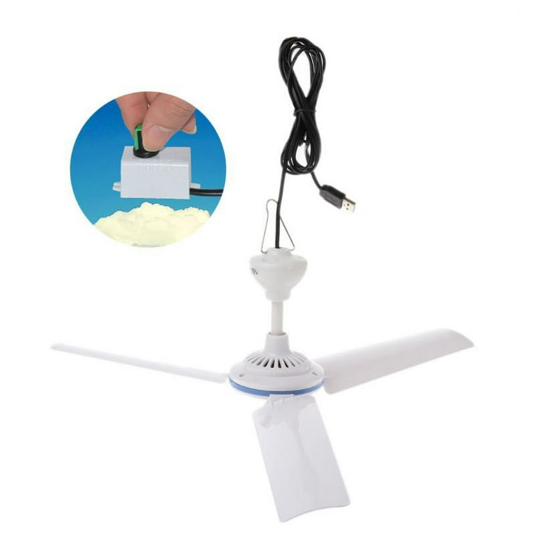 Bestyo Dc 5v Ceiling Fan Portable Usb Fans Stepless With Sd Regulation For Camping Outdoor Mini Hanging Camper Tents Plug In Com