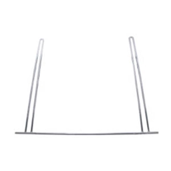 BESTfit 24 X 21 Inch Chrome Anti-Sail Bracket For Mud Flaps