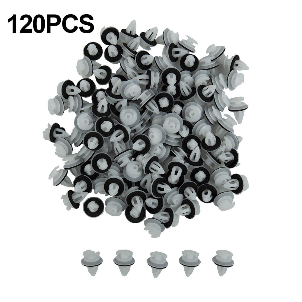 BESVEH 120Pcs Car Door Panel Clips Fixing Fasteners For BMW E36 E38 E39 E46 X5 M3 M5 Z3