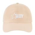 thumbnail image 1 of BET Dad Hat, Logo Adjustable Baseball Cap with Curved Brim, Blush, One Size, 1 of 5
