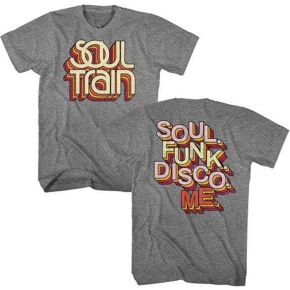 BET Soul Funk Disco Me Graphite Heather T-Shirt