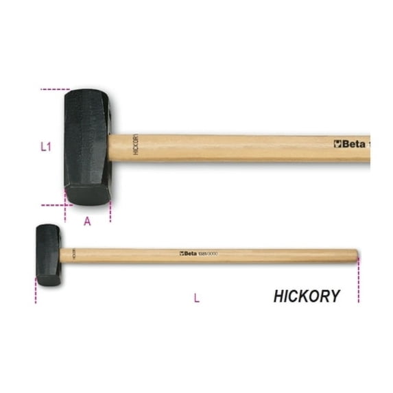 BETA TOOLS 13810080 Sledge Hammer,Hickory,8000g