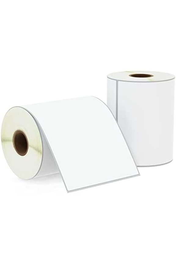 - 4" x 6.5" Large Shipping Labels & Multipurpose Compatible with Zebra & Rollo Label Printer,Premium Adhesive & Perforated[2 Rolls, 500 Labels]