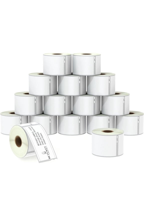 - Compatible DYMO 30323 (2-1/8" x 4") Shipping/Name Badge Labels, Strong Adhesive & Perforated, Compatible with DYMO LabelWriter 450, 4XL, Rollo & Zebra Desktop Printers by SBD