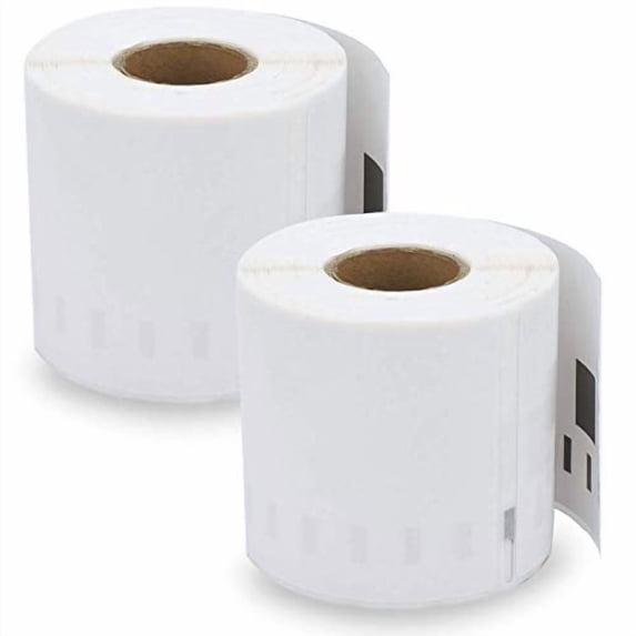 BETCKEY - Compatible DYMO 99019 (2-5/16" x 7-1/2") Internet Postage Labels - Compatible with Rollo, DYMO Labelwriter 450, 4XL & Zebra Desktop Printers[2 Rolls/300 Labels]
