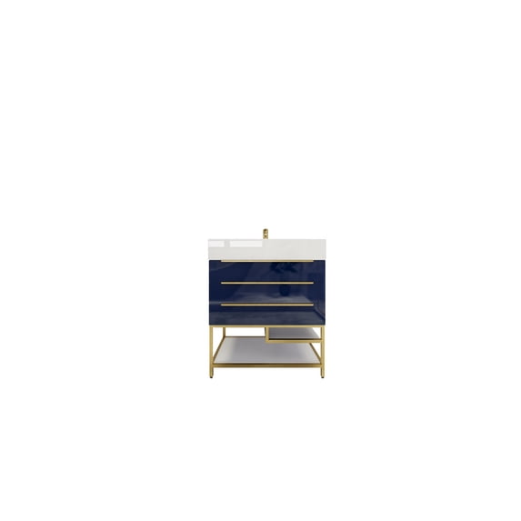 BETHANY FREESTANDING VANITY WITH REINFORCED ACRYLIC SINK FROM 24 INCH TO 84 INCH