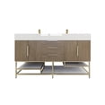 thumbnail image 1 of BETHANY FREESTANDING VANITY WITH REINFORCED ACRYLIC SINK FROM 24 INCH TO 84 INCH, 1 of 5