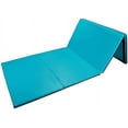 thumbnail image 1 of BETISEF 4'x8'x2'' Multipe Colors Thick Gymnastics Mat,Folding Gym Exercise Mats,Stretching Fitness Yoga Mat（Blue-green）, 1 of 7