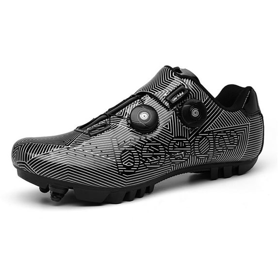 BETOOSEN Mens Womens Mountain Cycling Shoes MTB Bicycle Shoes with Quick lace Self-Locking Compatible SPD/2-bolt