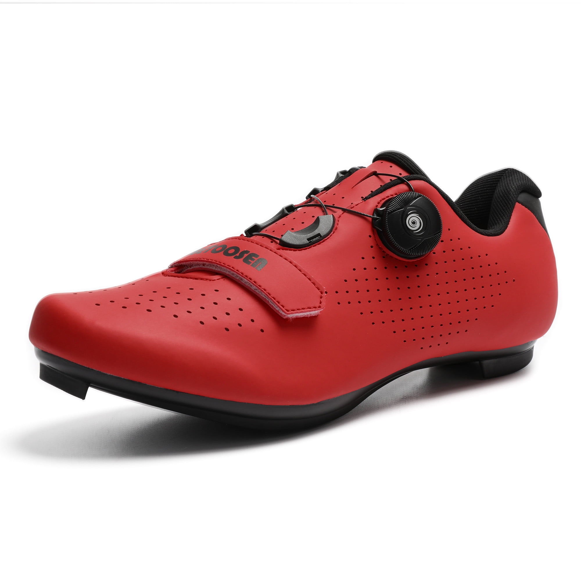BETOOSEN Mens Womens Road Cycling Shoes MTB Bike Shoe Indoor Riding Cycling Exercise Shoes with Quick lace Compatible with SPD Dual Cleat Walmart