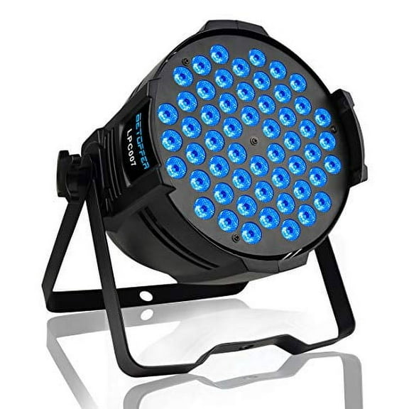 BETOPPER DJ Lights, 54x3W 180W Led Par Lights RGBW, Sound Activated/DMX Stage Lights, DJ Par Light for Church, Party, Wedding, Concert, Club Lighting