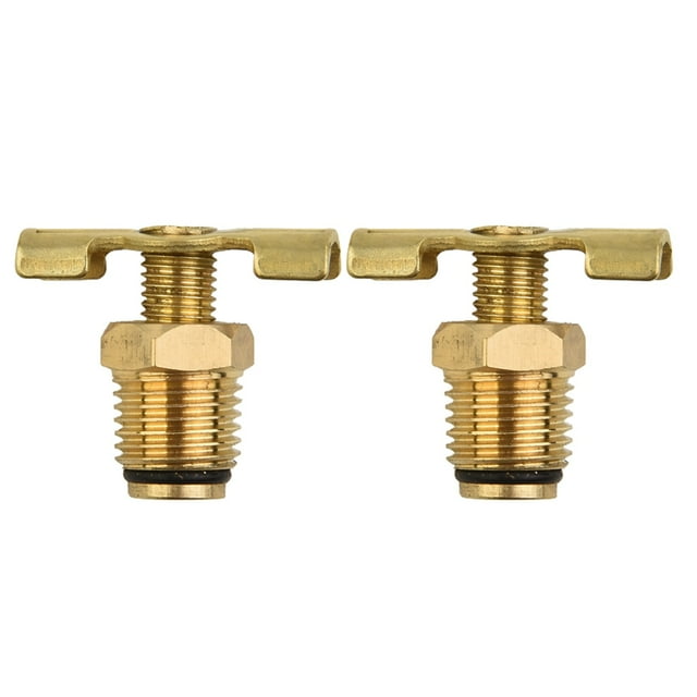 BETOR 12.5mm Solid Brass Compressor Air Tank Port Fittings Drain Valve