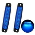 BETOR 2Pcs 24V LED Side Marker Lights Car External Lights for Truck