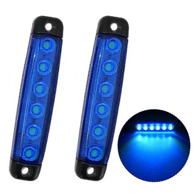 BETOR 2Pcs 24V LED Side Marker Lights Car External Lights for Truck