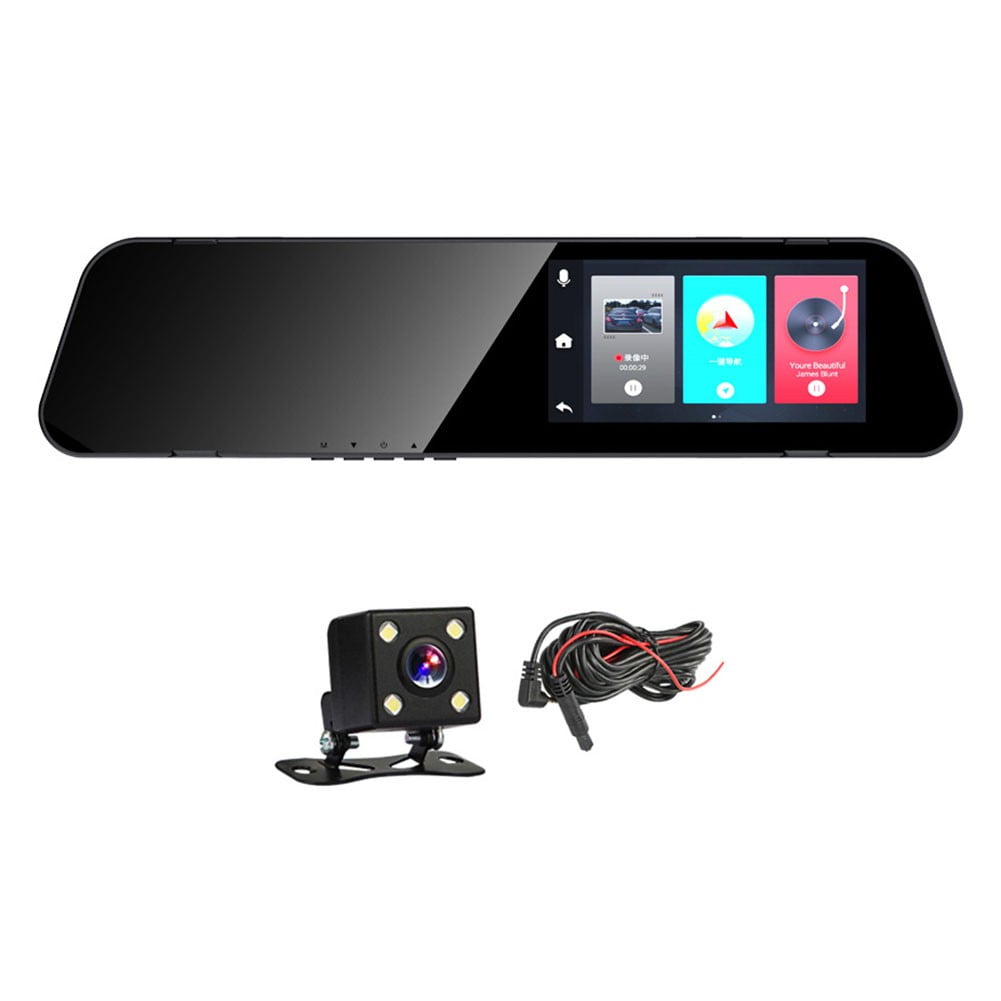 BETOR Dual Lens HD Car Driving Video Recorder Mirror Dashcam Rear View
