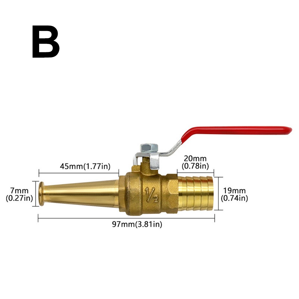 BETOR Multifunctional Brass Hose Sprinkler Valve for Garden Watering