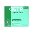 thumbnail image 1 of BETR Remedies Allergy Relief Medicine, Oral Antihistamine, Diphenhydramine 25 mg, 48 Tablets, 1 of 6