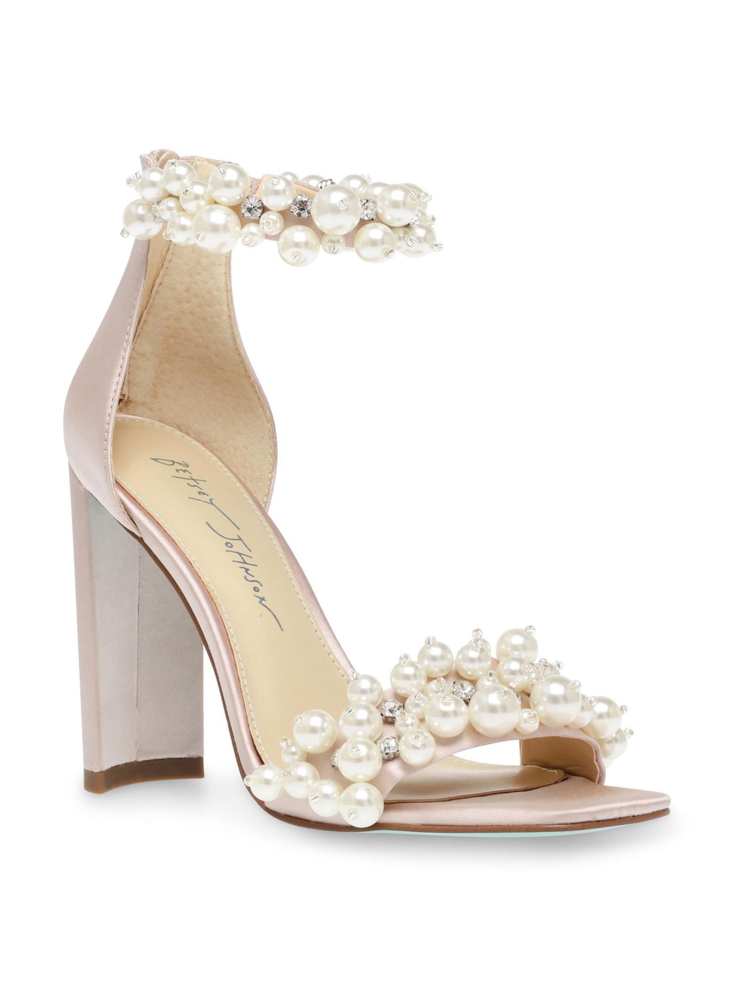 Betsey johnson pearl sandals sale
