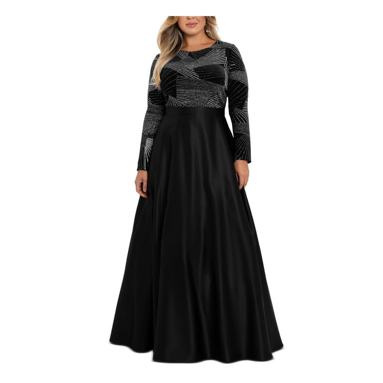 Betsy and adam clearance plus size evening gowns