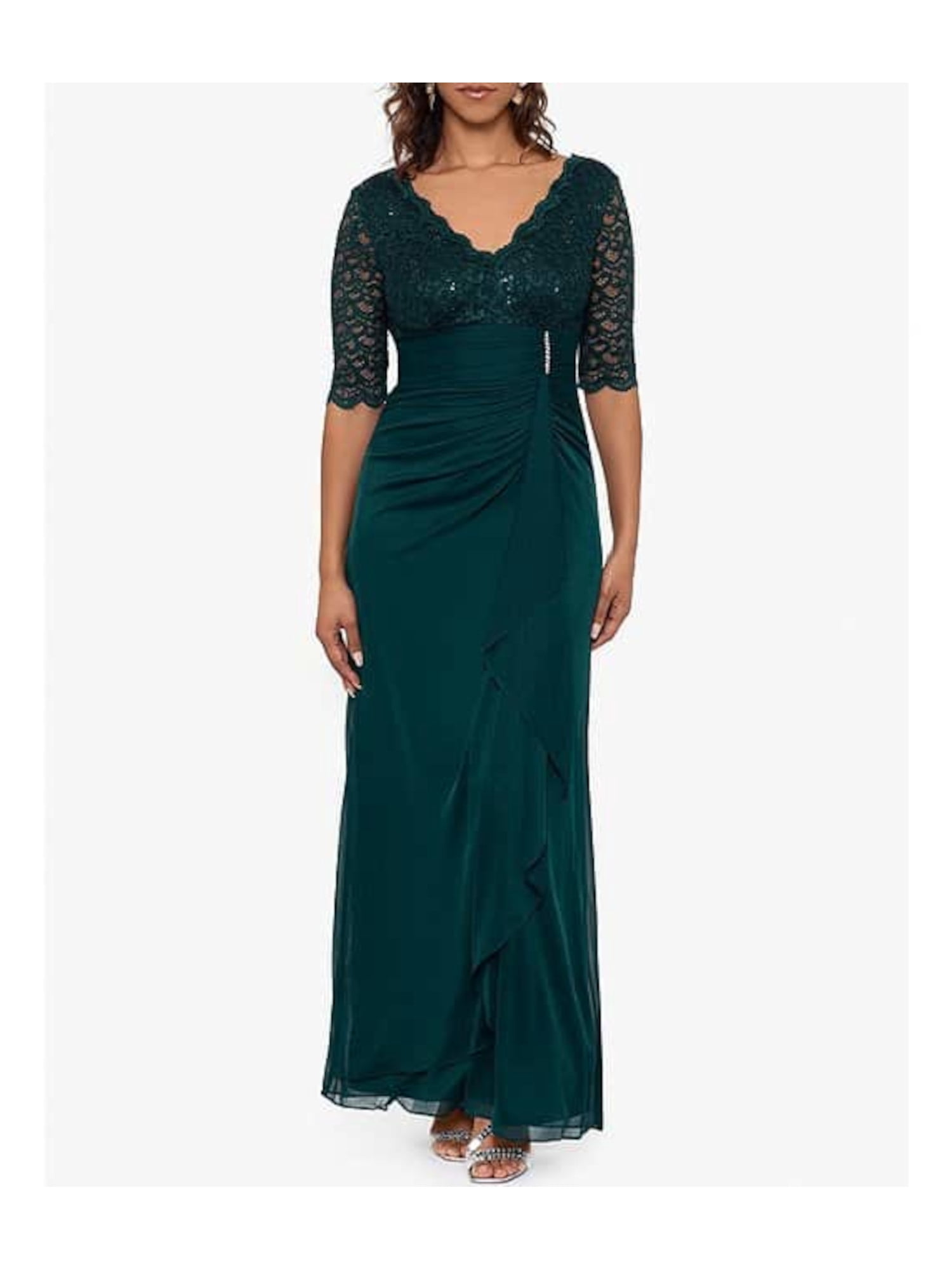 green emerald velvet dress Lilly Pulitzer Lace Halter Midi Dress main image 0