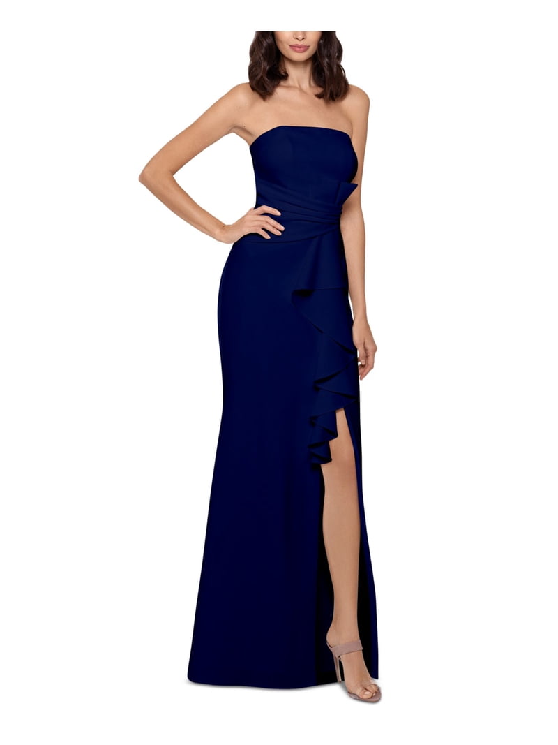 green emerald velvet dress Betsy and Adam A27030 Long Formal Dress PromGirl