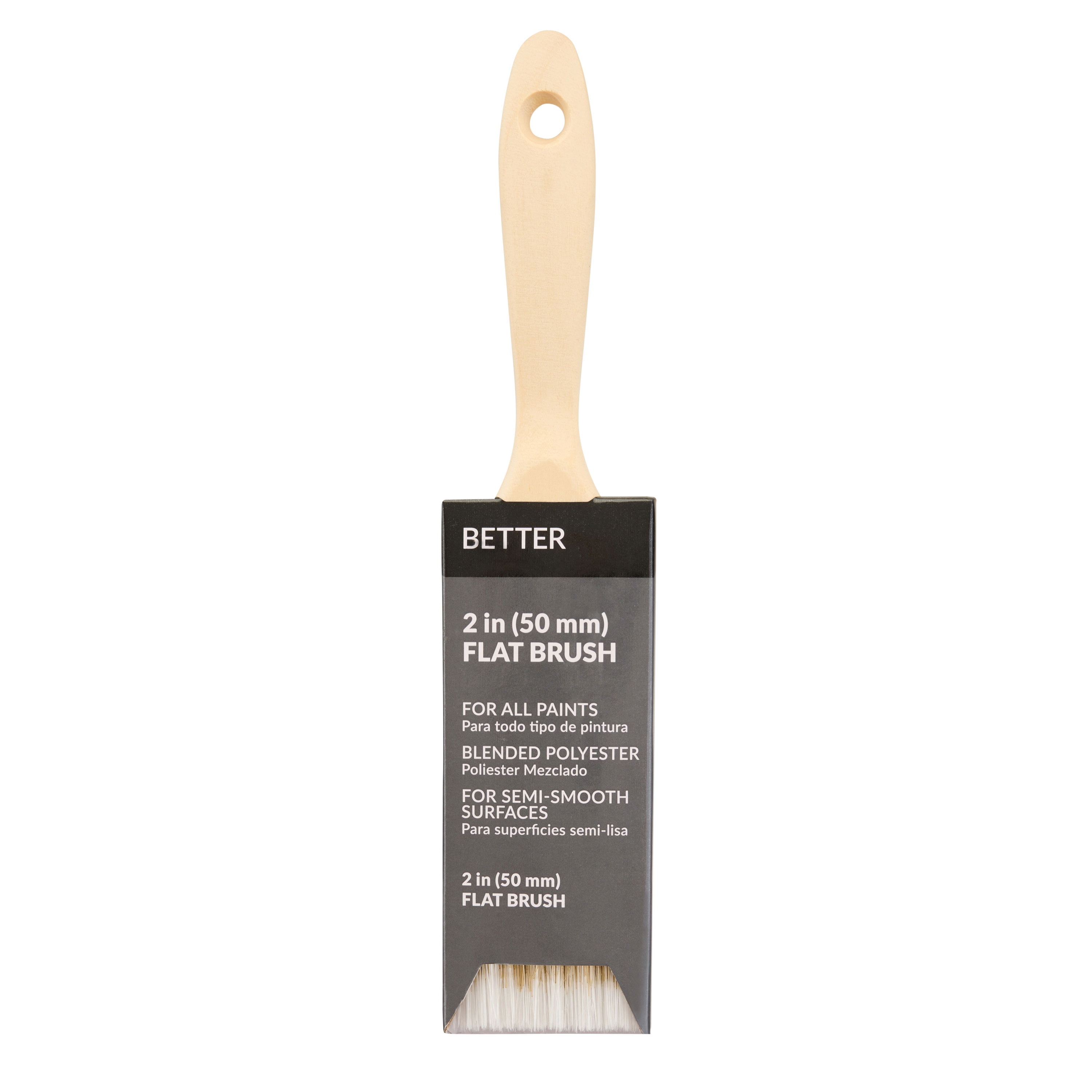 Better 2 in. Blended Polyester Flat Paint Brush