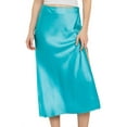 BETTER BE Time Slipped Away Satin Midi Skirt