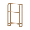 thumbnail image 1 of Better Homes & Gardens Juliet Freestanding Towel Rack, Light Honey, 1 of 8