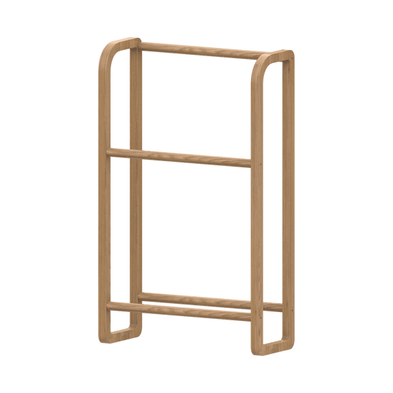Better Homes & Gardens Juliet Freestanding Towel Rack, Light Honey