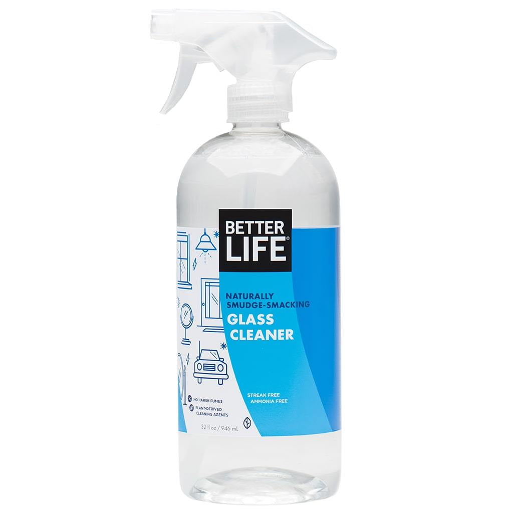 BETTER LIFE Glass Cleaner Spray StreakFree Window Cleaner for Home