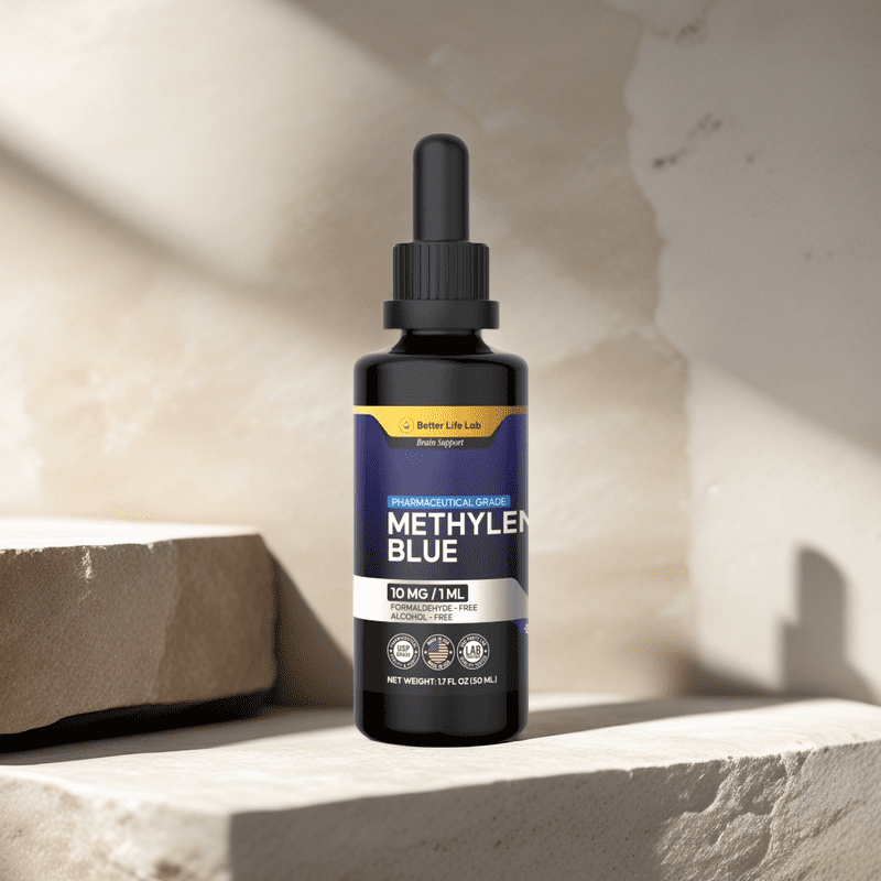 BETTER LIFE LAB Methylene Blue for Enhance Focus, Memory & Cognitive ...