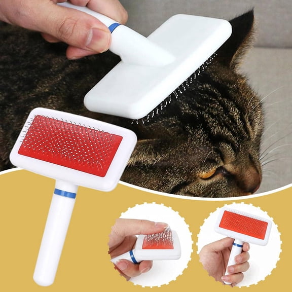 BETTERLIFE 1x Cat Brush Comb Hair Cat Massage Brush Cat Hair Grooming Pet Cleaning Comb U0Y7