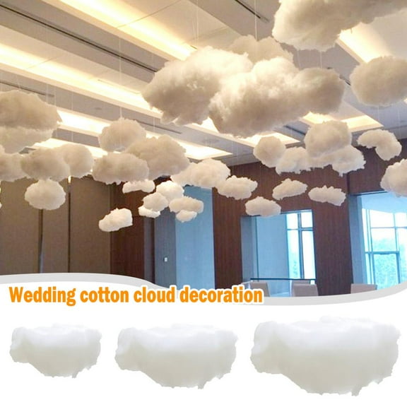 BETTERLIFE Artificial Cloud Hanging Ornaments Kids Room Cloud DIY Decoration Party D1S9