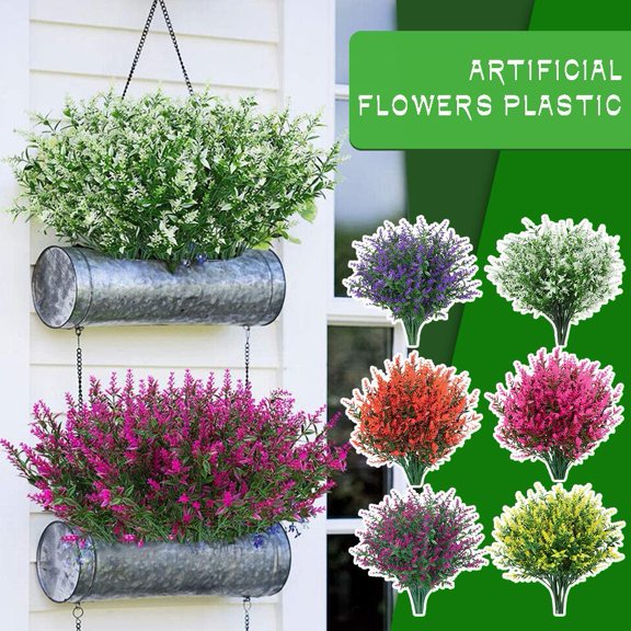 BETTERLIFE Artificial Flowers Plastic Fake Plants In/Outdoor Home Decor Garden Hot G5 F7K2