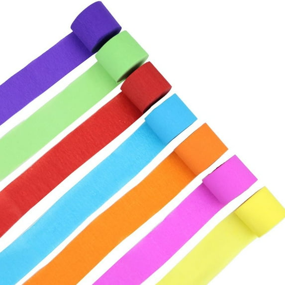 BETTERLIFE Crepe Paper Streamers Party Decorations Wedding Birthday Rolls 10M BEST M8B7
