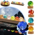 thumbnail image 1 of BETTERLIFE Crystal ball ornament colourful glass spheres Illuminated Desktop Decoration~ R4N7, 1 of 1